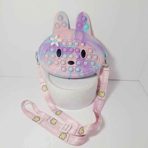 Pop-It Bunny Purse | Kids Fidget Crossbody Bag - Picture 2 of 8